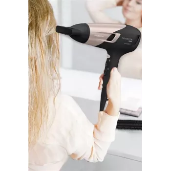 Rowenta fēns secador de pelo 2100W, negro/rosa