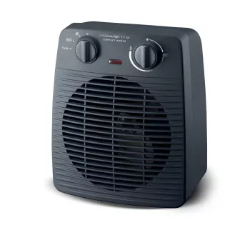 Rowenta SO2211 Calefactor cerámico 2000W con termostato ajustable, negro/gris