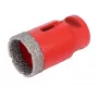 Broca de corona RUBI M14 68mm grano diamante para taladrar en seco