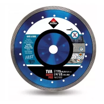 RUBI Disco de corte diamantado para materiales duros, Turbo Edge VIPE 300 mm