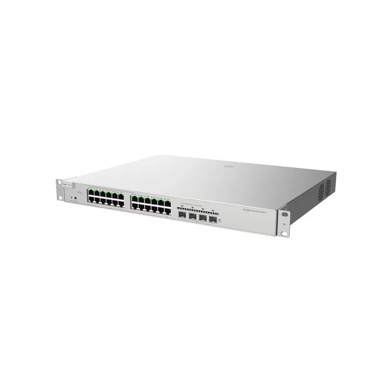 Ruijie Networks RG-NBS5200-24GT4XS-P Switch Gigabit Layer-3 Managed PoE+ de 24 puertos con 4 uplinks 10G SFP+