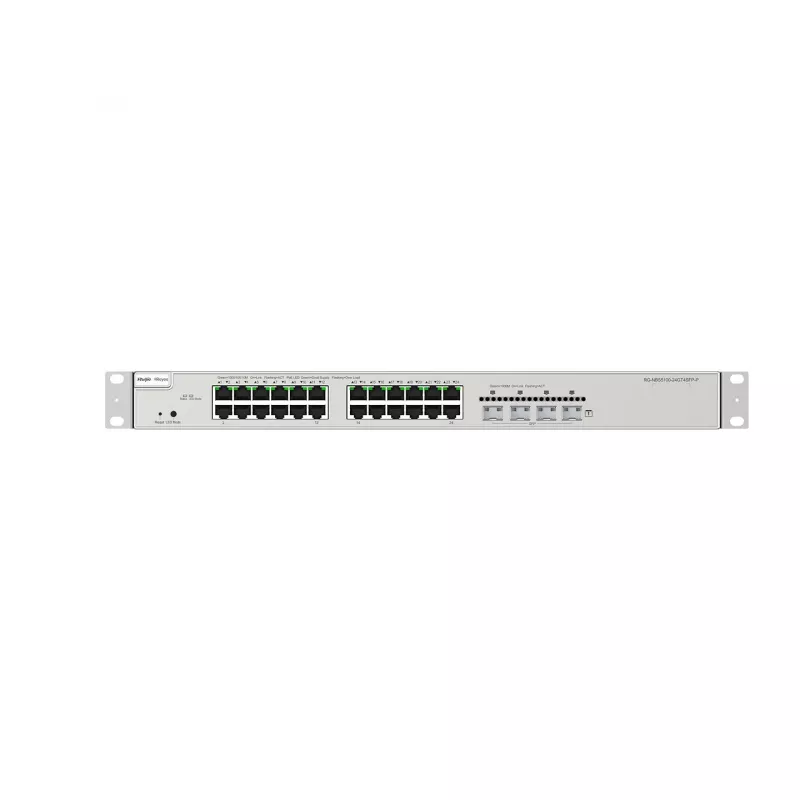 Ruijie Networks RG-NBS5200-24GT4XS-P Switch Gigabit Layer-3 Managed PoE+ de 24 puertos con 4 uplinks 10G SFP+