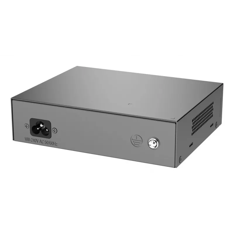Switch Ruijie RG-ES106F-P 6 puertos Fast Ethernet PoE, 4 puertos PoE+, presupuesto 54W, no gestionado, negro