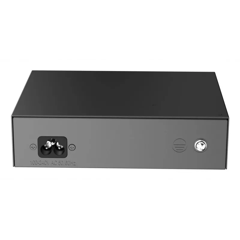 Switch Ruijie RG-ES106F-P 6 puertos Fast Ethernet PoE, 4 puertos PoE+, presupuesto 54W, no gestionado, negro