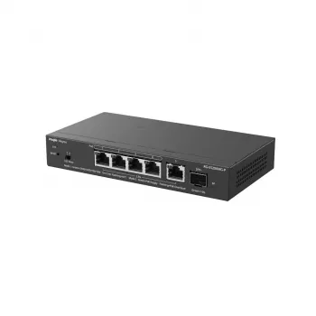 Ruijie Reyee RG-ES206MG-P switch inteligente gestionado en la nube, 5x 2,5GE, 4x PoE+, 70W, 1x 10GE SFP+