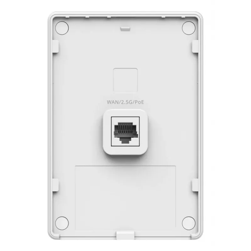 RUIJIE RG-RAP72-WALL Punto de acceso Wi-Fi 7 tri-banda de pared, uplink 2.5GbE, alimentado por PoE+