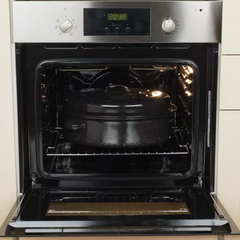 Russell Hobbs BW072151 V/E fuente de asar autoengrasante 38cm con tapa