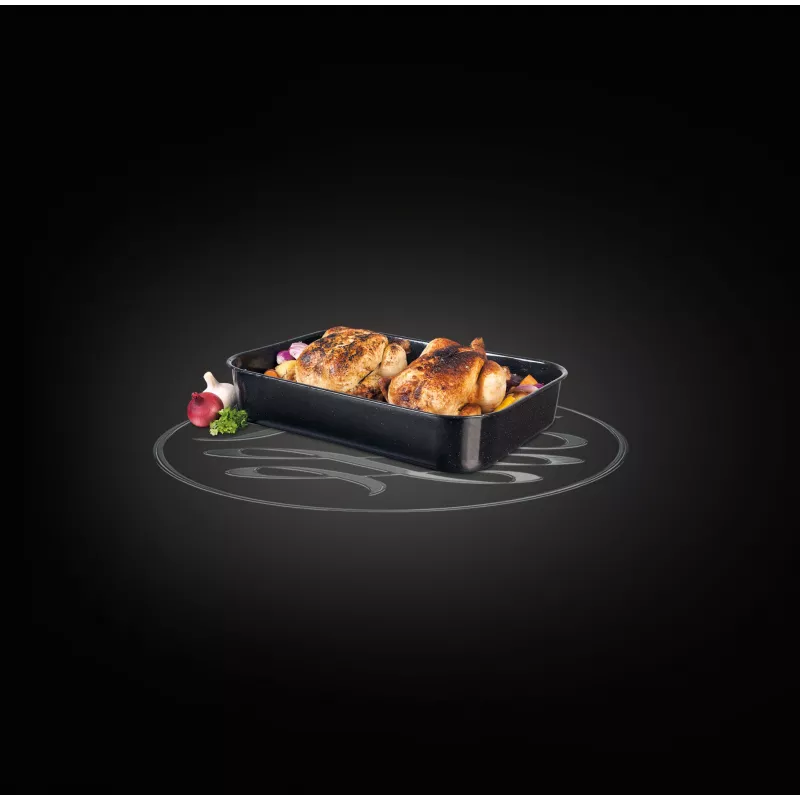 Russell Hobbs CW114311 VIT Enamel asador profundo 42cm - negro
