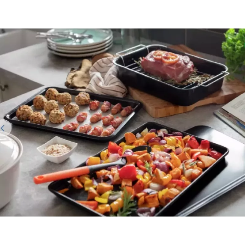Russell Hobbs CW91612EU7 asador esmaltado de 34cm con rejilla
