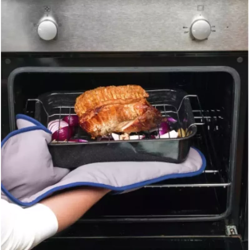 Russell Hobbs CW91612EU7 asador esmaltado de 34cm con rejilla