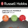 Russell Hobbs RH028121EU7 Wok Metallic Marble 28 cm