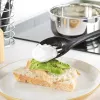 Russell Hobbs RH03026EU7 set de 5 utensilios de cocina con soporte giratorio, negro y plata