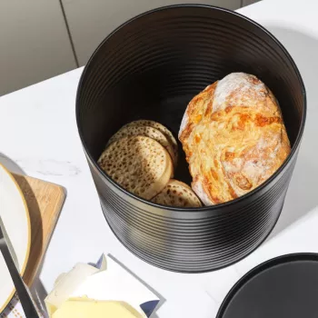 Russell Hobbs RH03269EU7 panera con patrón acanalado, negro