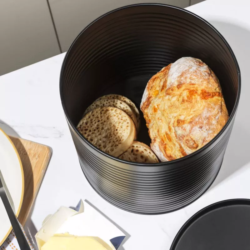 Russell Hobbs RH03269EU7 panera con patrón acanalado, negro