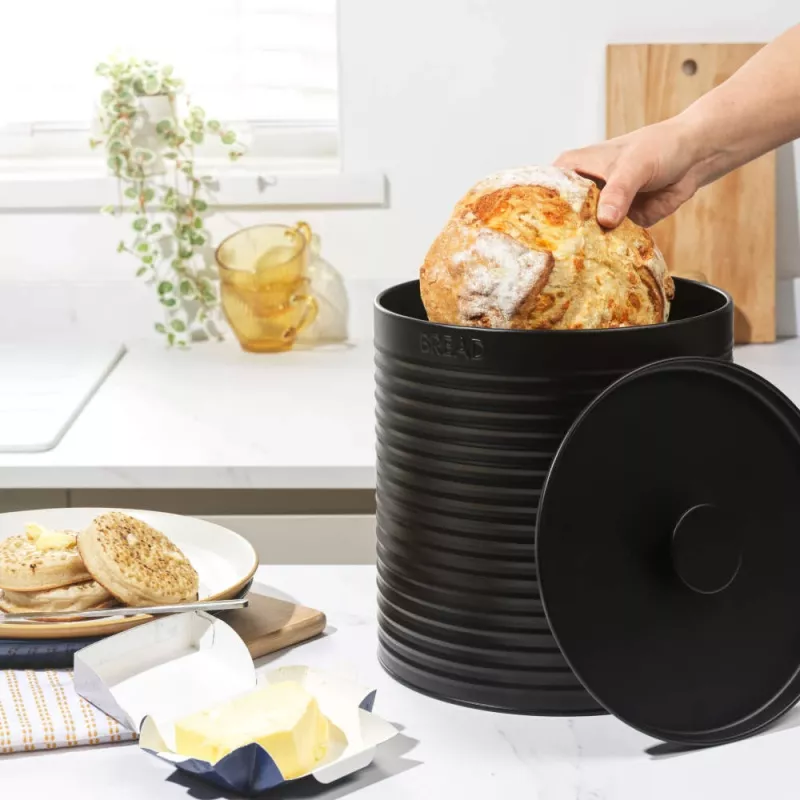 Russell Hobbs RH03269EU7 panera con patrón acanalado, negro