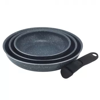 Russell Hobbs RH03293EU7 Nightfall Stone set de 4 sartenes Smart Clip