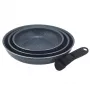 Russell Hobbs RH03293EU7 Nightfall Stone set de 4 sartenes Smart Clip