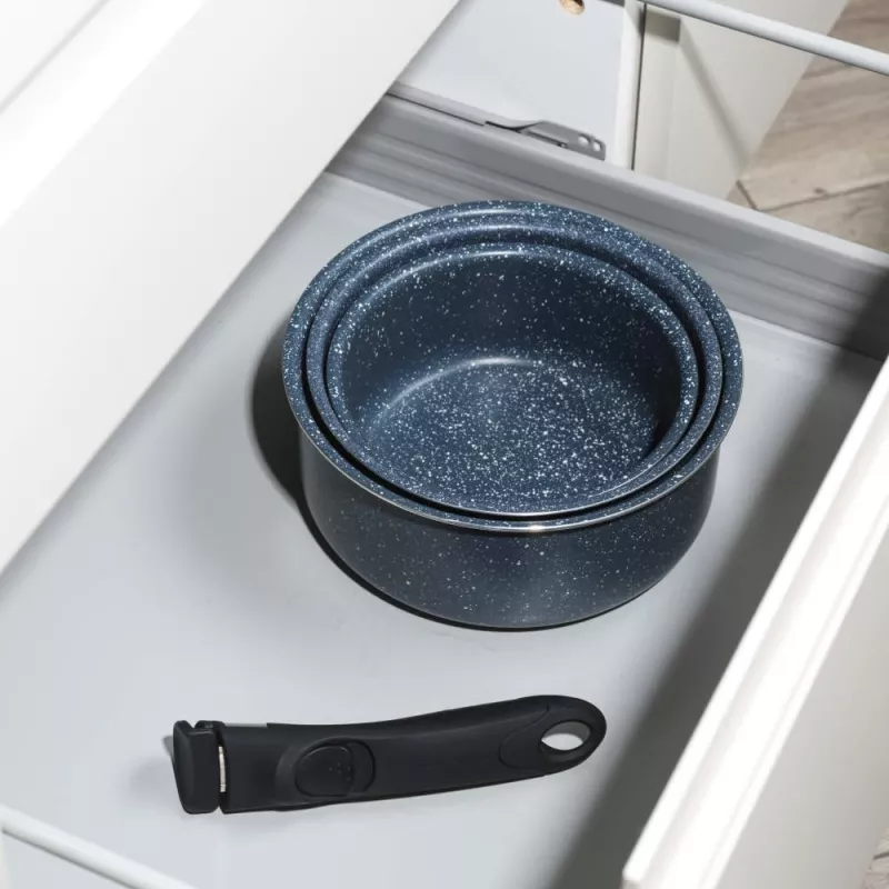 Russell Hobbs RH03294EU7 Nightfall juego de 4 ollas Smart Clip