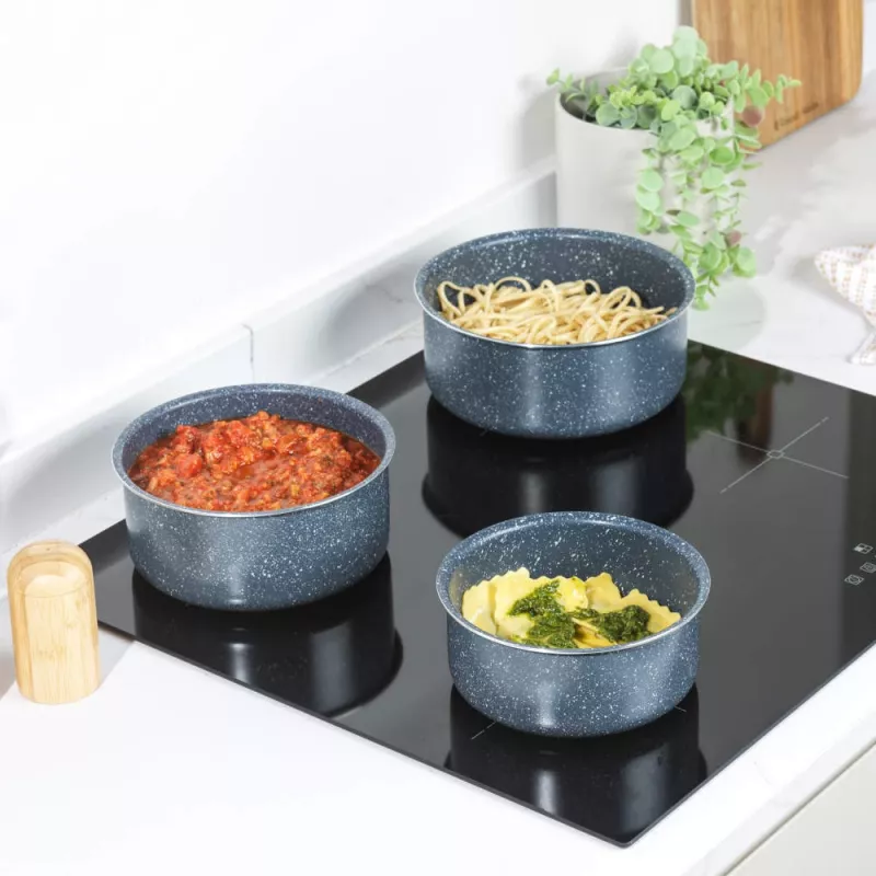 Russell Hobbs RH03294EU7 Nightfall juego de 4 ollas Smart Clip