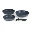 Russell Hobbs RH03296 Nightfall Stone set de 4 sartenes Smart Clip