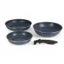 Russell Hobbs RH03296 Nightfall Stone set de 4 sartenes Smart Clip