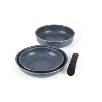Russell Hobbs RH03297 Nightfall Stone set de 4 sartenes Smart Clip