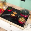 Russell Hobbs RH03821 set de 4 ollas Riviera, rojo