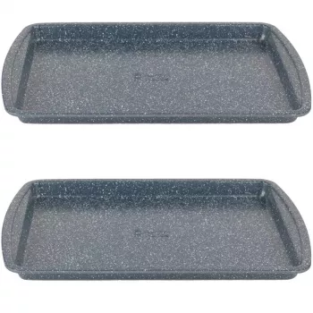Russell Hobbs RH03858 Bandeja de horno Nightfall Stone, pack de 2
