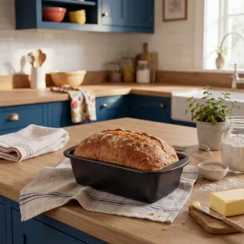 Russell Hobbs RH03893 molde de pan Everyday, acero al carbono, antiadherente, carbón, 230x120x65mm