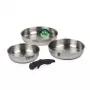 Russell Hobbs RH04033 set de 4 sartenes Smart Clip de acero inoxidable