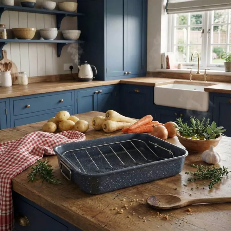 Russell Hobbs RH04097 Nightfall Stone fuente de asar y rejilla