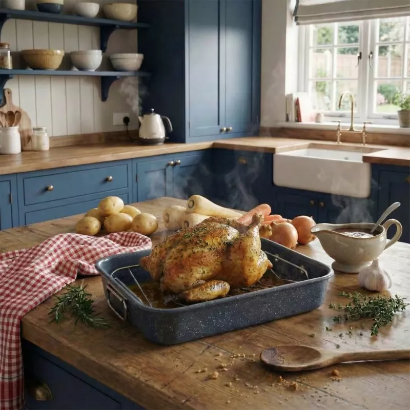 Russell Hobbs RH04097 Nightfall Stone fuente de asar y rejilla