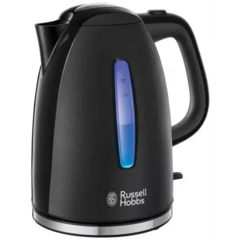 Russell Hobbs Textures Plus 22591-70 Hervidor eléctrico, 1,7L, 2400W, Negro Texturizado y Brillante