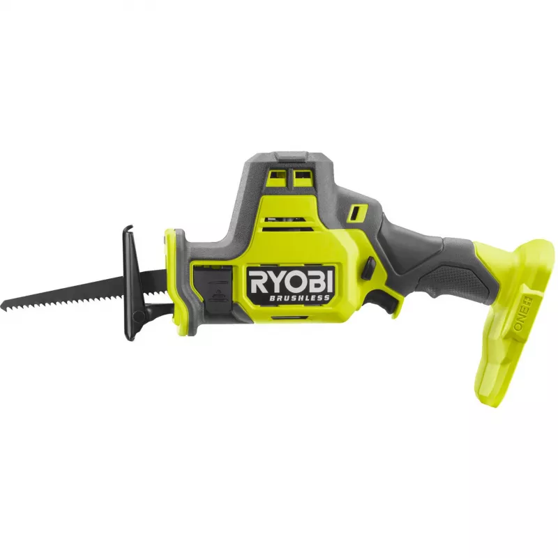 RYOBI ONE+ Sierra de sable sin escobillas RRS18CBL-0, 18V (verde/negro, herramienta sin batería)