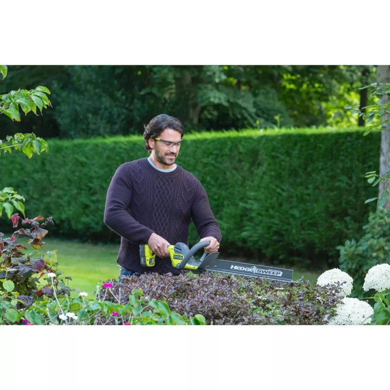 RYOBI ONE+ Cortasetos a batería RY18HT45A-0, 18 V (Verde/Negro, solo dispositivo)