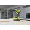 RYOBI ONE+ Atornillador percutor a batería R18PD5-220S, 18V (verde/negro, 2x 2,0 Ah baterías de Li-Ion)