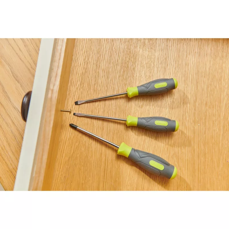 RYOBI RSD1PH2S set de 3 destornilladores (verde/gris, PH2, SL5.5, SL4)