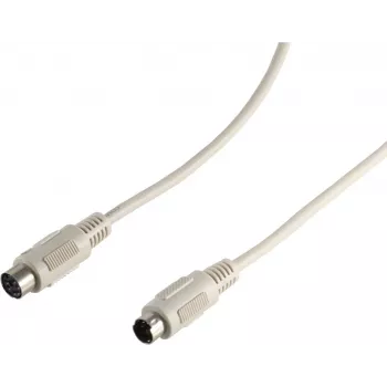 S CONN MAXIMUM CONNECTIVITY ShiverPeaks Cable alargador PS/2, conector macho a conector hembra mini DIN de 6 pines, 3,0 m, negro 78106-3