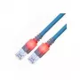 Sacon 442604,500 Cable de red Cat6 S/FTP, 5 m, azul