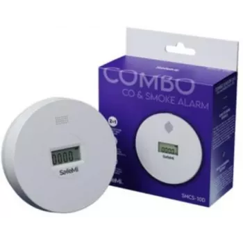 SAFEMI Kidde SHCS-10D Detector combinado de humo y monóxido de carbono con batería de litio de 10 años