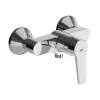 Grifería de ducha monomando Saga 3963Y – mezclador de latón cromado de pared con EcoFlow
