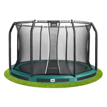SALTA Premium Ground Combo Trampolín 427 cm verde