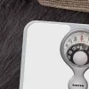 Salter 484 WFEU12 Báscula de baño con lupa, báscula mecánica compacta