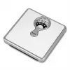 Salter 484 WFEU12 Báscula de baño con lupa, báscula mecánica compacta