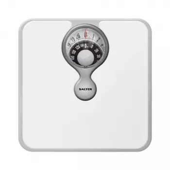Salter 484 WFEU12 Báscula de baño con lupa, báscula mecánica compacta