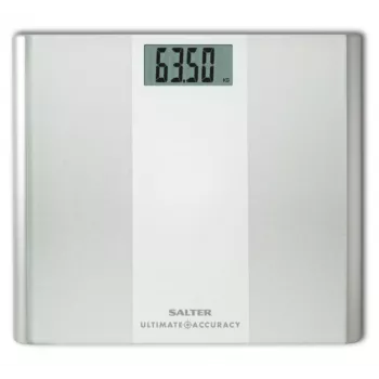 Salter 9009 WFEU12 Báscula de baño electrónica Ultimate Accuracy, blanca