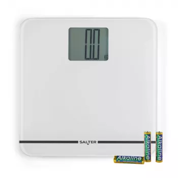 Salter 9075 WFEU12 Báscula de baño electrónica Max, blanca