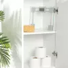 Salter 9081 SVFEU12 Báscula de baño de cristal, plata/transparente