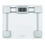 Salter 9081 SVFEU12 Báscula de baño de cristal, plata/transparente