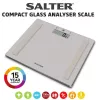 Salter 9113 GFEU12 Báscula de baño analizadora compacta de cristal, gris